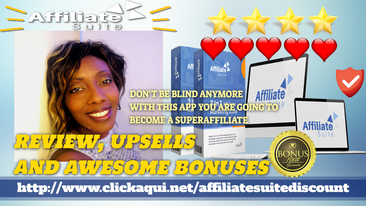 AFFILIATE SUITE. Review and Bonuses  ⭐️⭐️⭐️⭐️✨✨