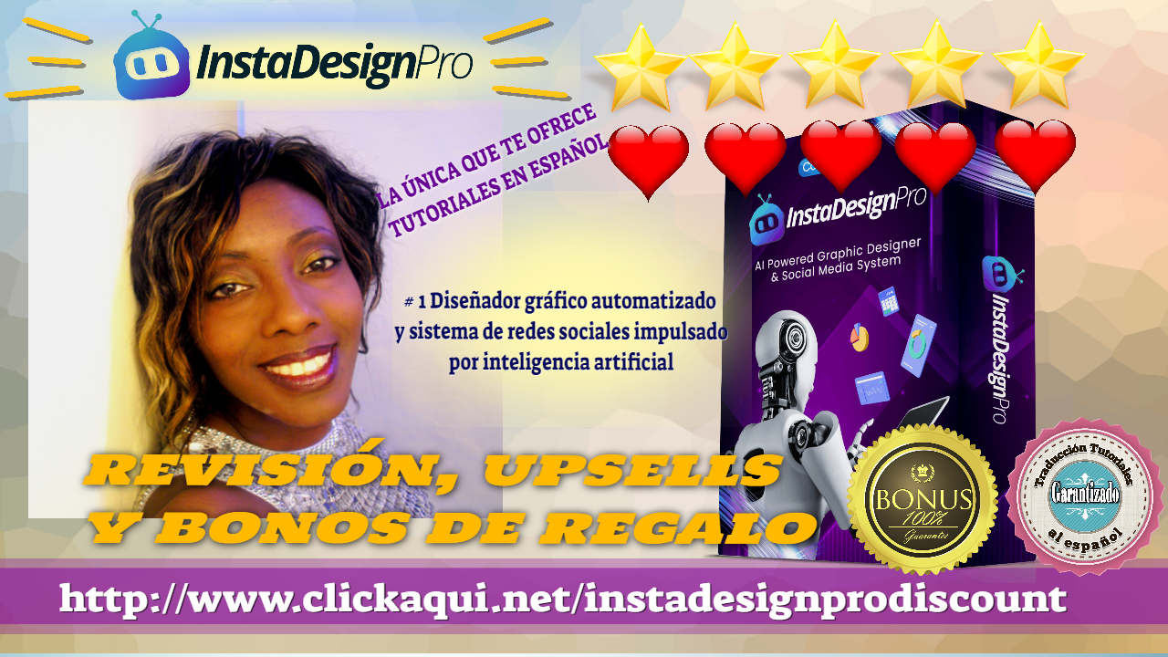 ✨✨⭐️⭐️ Inteligencia artificial para DISEÑO GRAFICO. INSTADESIGN Review y b0nuses